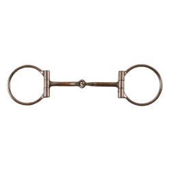 Snaffle bit inox D-ring