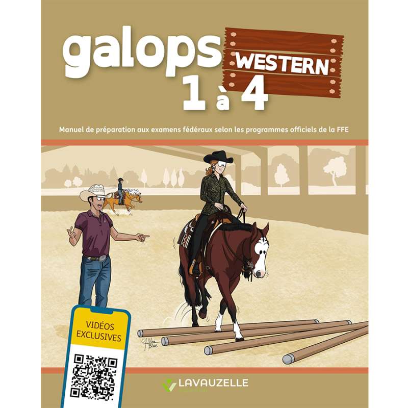 Livre Galops western 1 à 4