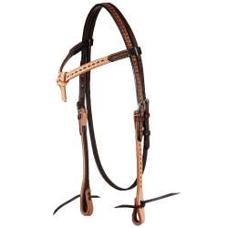Bridon western bicolore à noeud