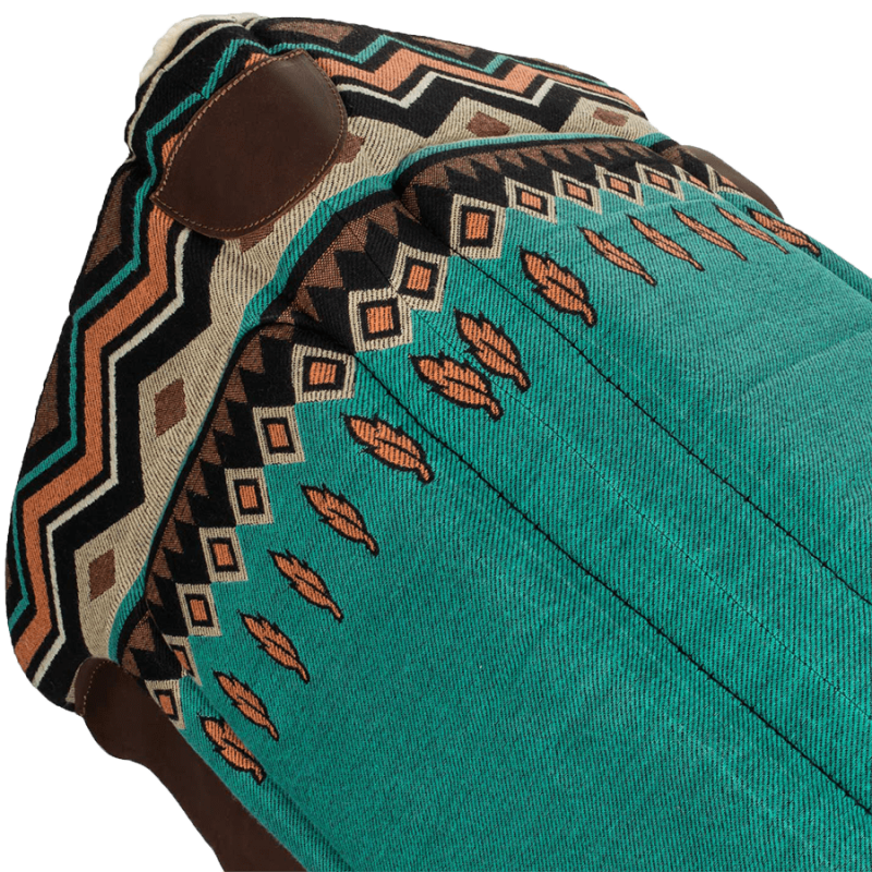 Tapis laine synthétique vert