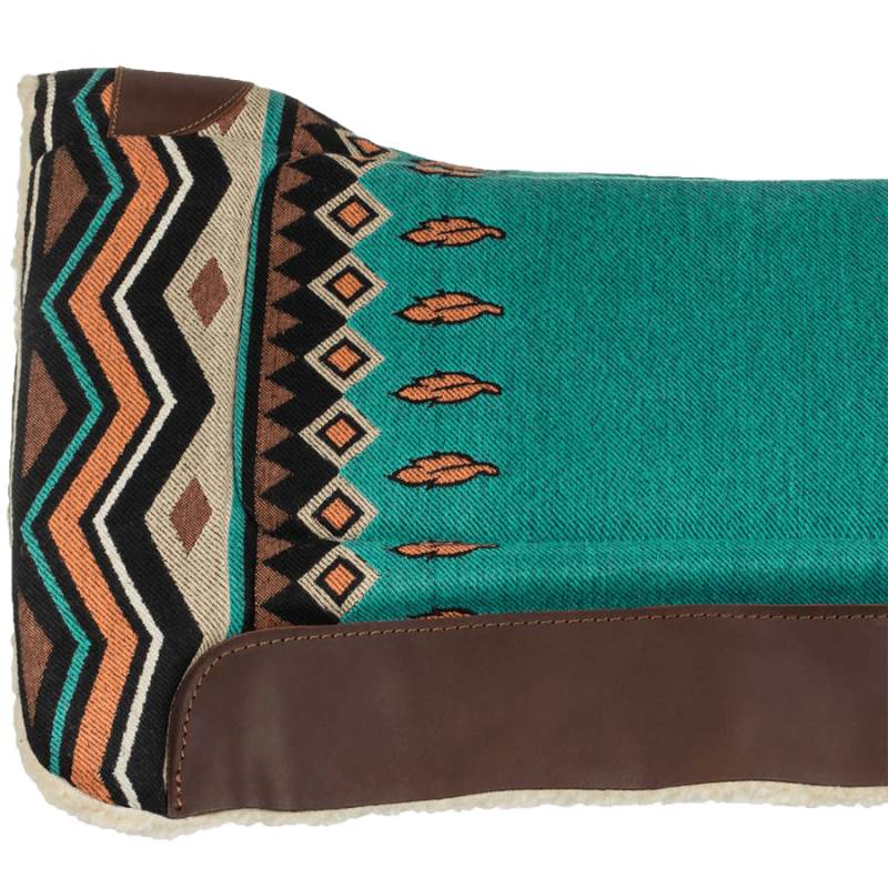 Tapis laine synthétique vert