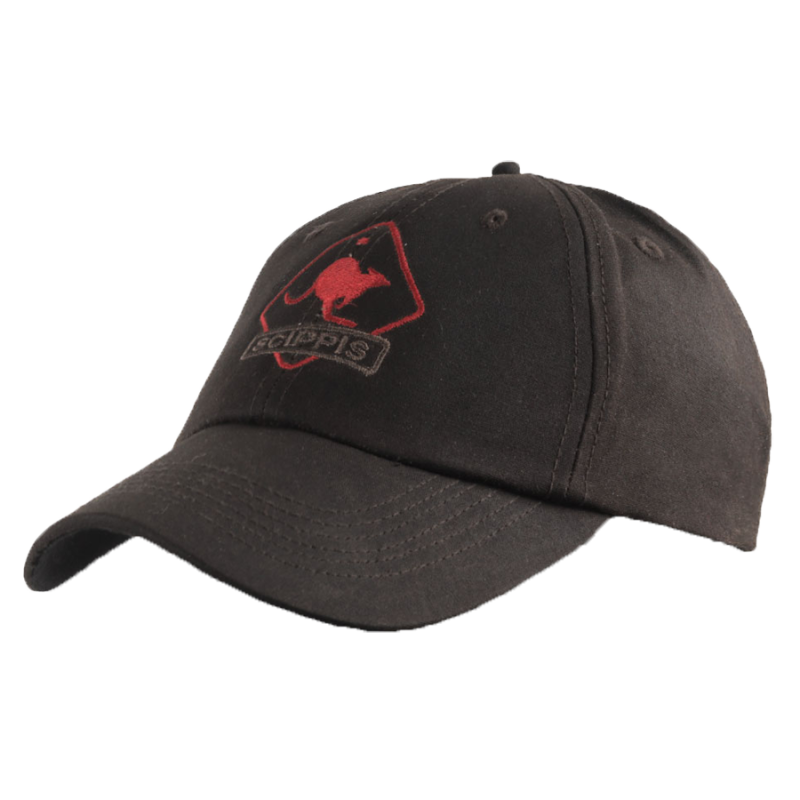 Casquette coton huilé noir