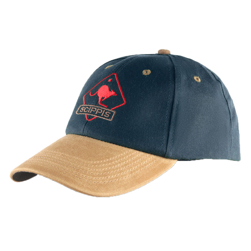 Casquette coton huilé Navy