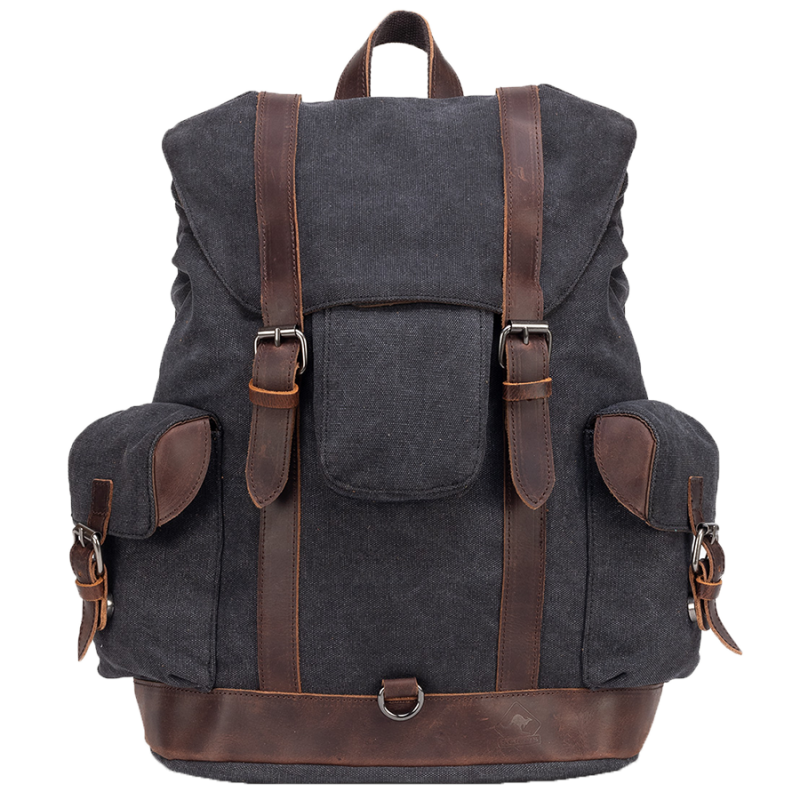 Sac à dos toile Wanderlust Black