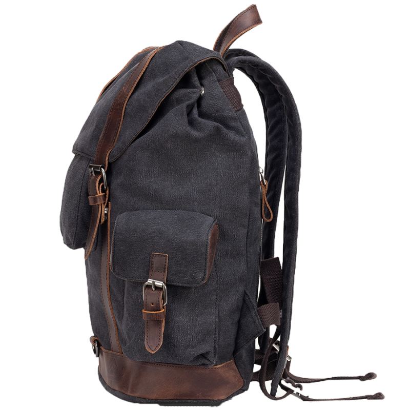 Sac à dos toile Wanderlust Black