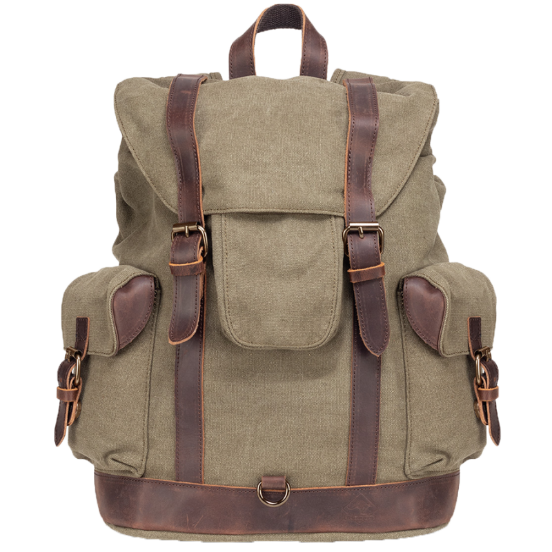 Sac à dos toile Wanderlust Olive