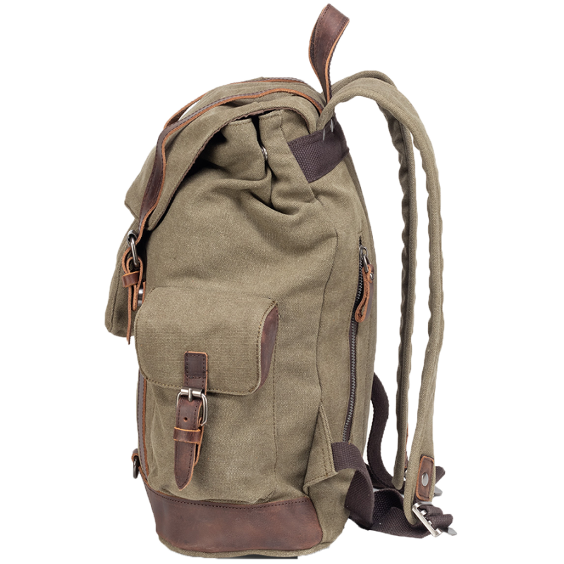 Sac à dos toile Wanderlust Olive