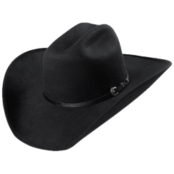 Chapeau faux-feutre noir Jasper