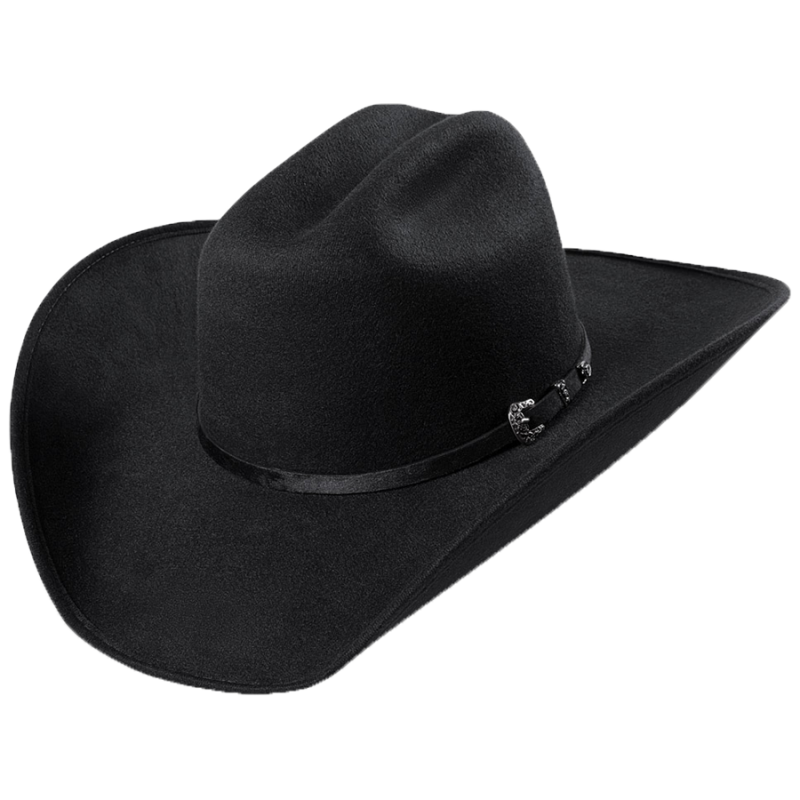 Chapeau faux-feutre noir Jasper