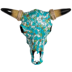 Crâne de vache déco
