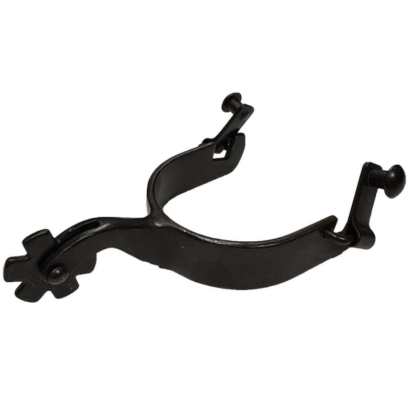 Éperons western noirs