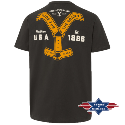 T-shirt Yellowstone Ride for the Brand Black