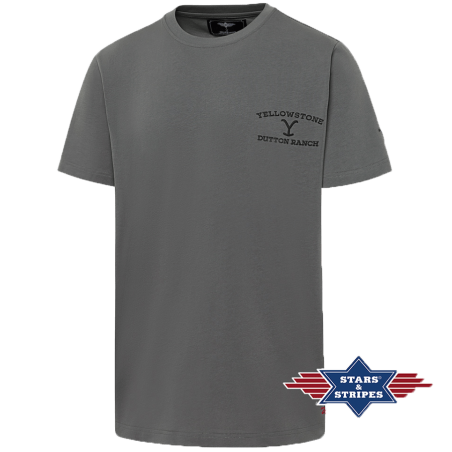 T-shirt Yellowstone Ride for the Brand Grey T-shirt Yellowstone Ride for the Brand Grey