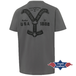 T-shirt Yellowstone Ride for the Brand Grey
