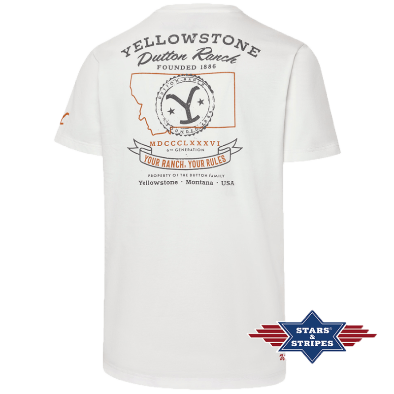 T-shirt Yellowstone Your Ranch Your Rules