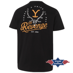 T-shirt Yellowstone For Revenge Black