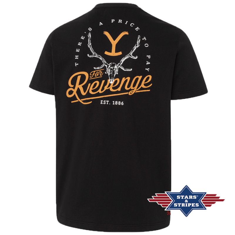 T-shirt Yellowstone For Revenge Black