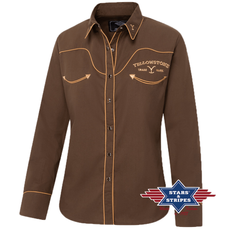 Chemise western Yellowstone Dutton Forever Chemise western Yellowstone Dutton Forever