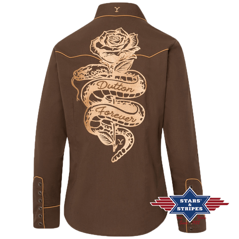 Chemise western Yellowstone Dutton Forever