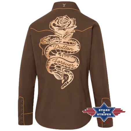 Chemise western Yellowstone Dutton Forever Chemise western Yellowstone Dutton Forever
