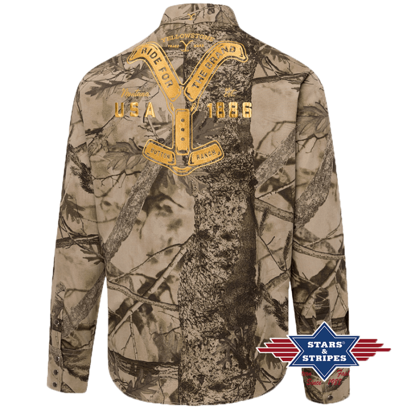 Chemise western Yellowstone Ride for the Brand