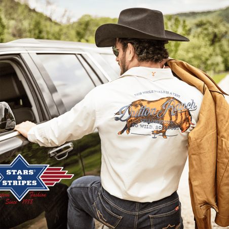 Chemise western Yellowstone So Wild So Angry Chemise western Yellowstone So Wild So Angry