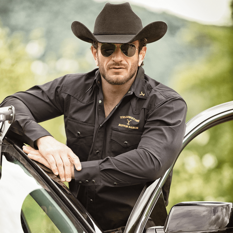 Chemise western Yellowstone Dutton Ranch