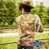 Chemise western Yellowstone Ride for the Brand Chemise western Yellowstone Ride for the Brand