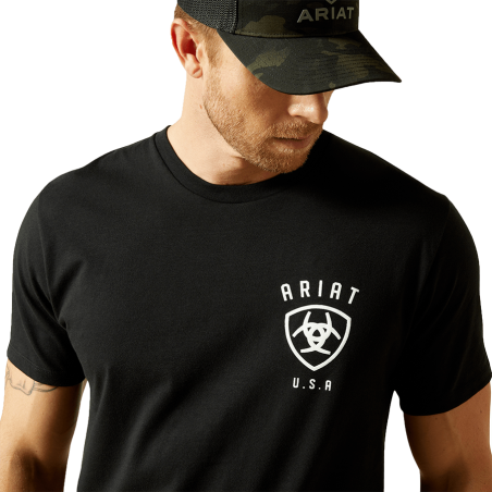 T-shirt Ariat Faded Bull