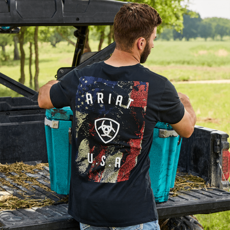 T-shirt Ariat Faded Bull