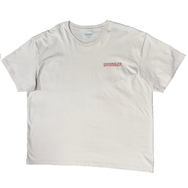 T-shirt Wrangler Graphic White