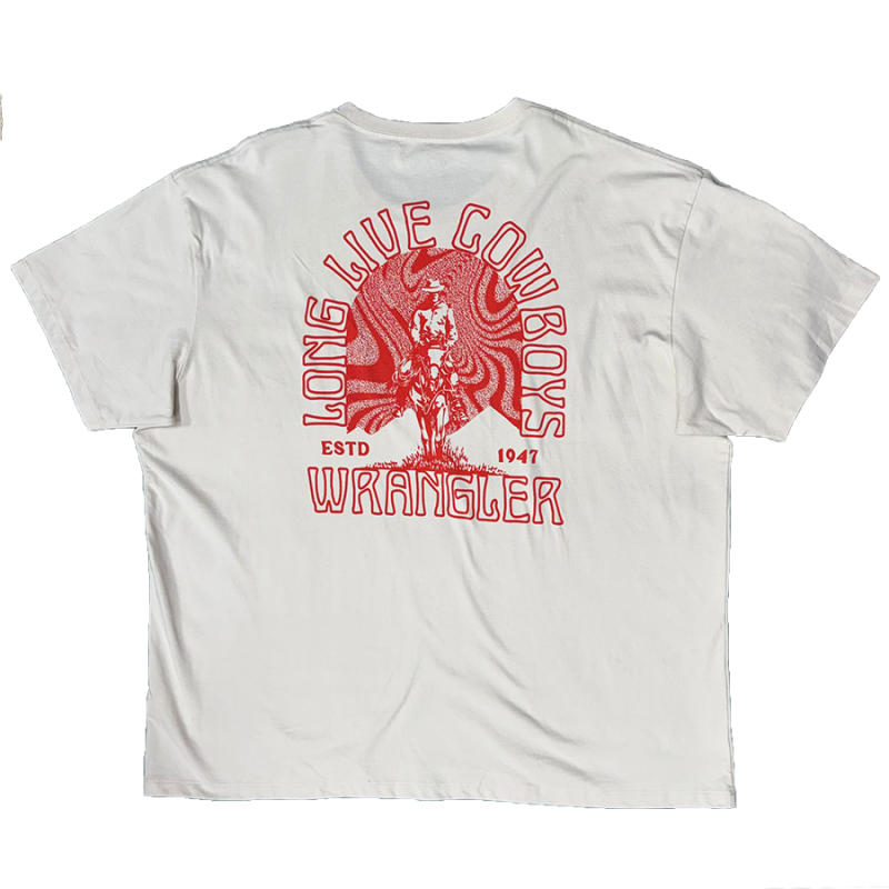 T-shirt Wrangler Graphic White