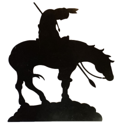 Enseigne métal Indien