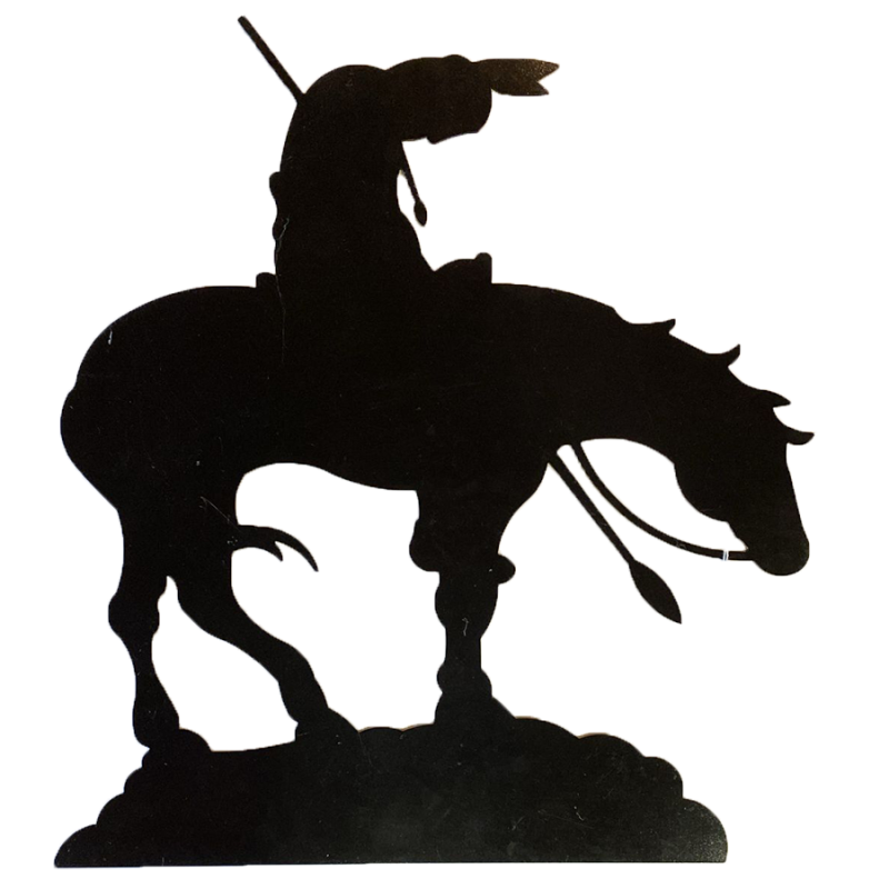 Enseigne métal Indien