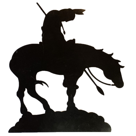 Enseigne métal Indien