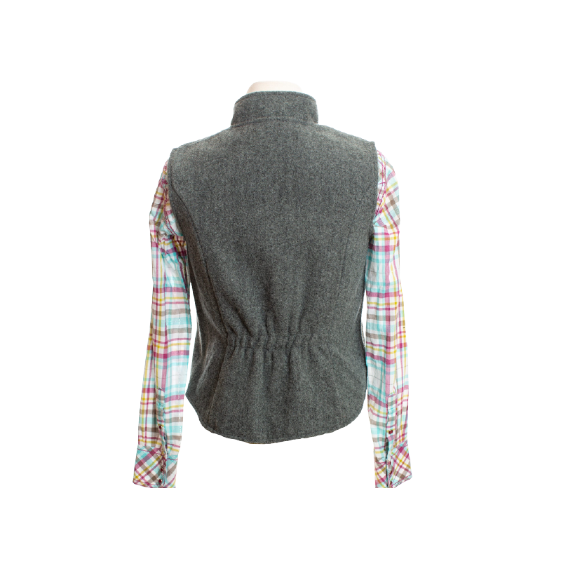Gilet pure laine Sierra gris