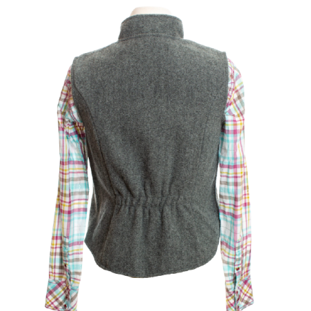 Gilet pure laine Sierra gris
