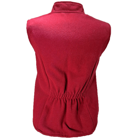 Gilet pure laine Sierra rouge
