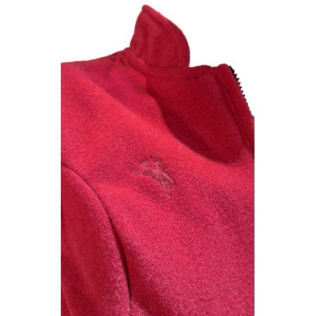 Gilet pure laine Sierra rouge