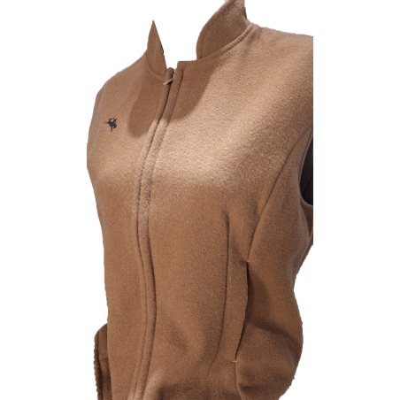 Gilet pure laine Sierra tan
