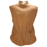 Gilet pure laine Sierra tan