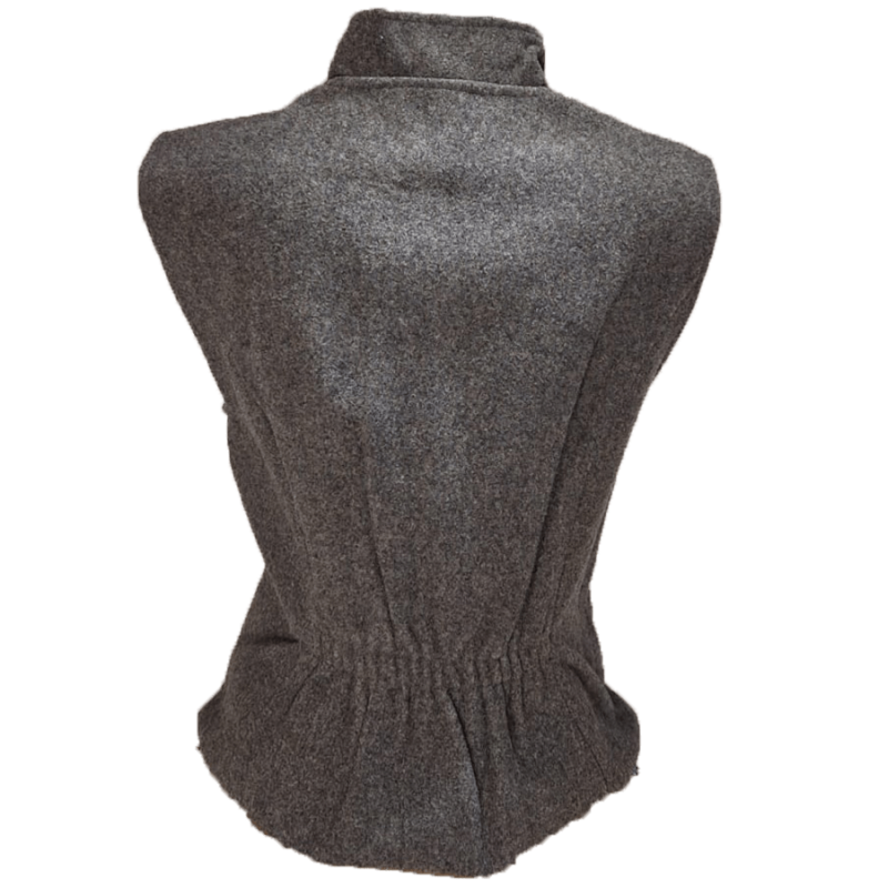 Gilet pure laine Sierra gris