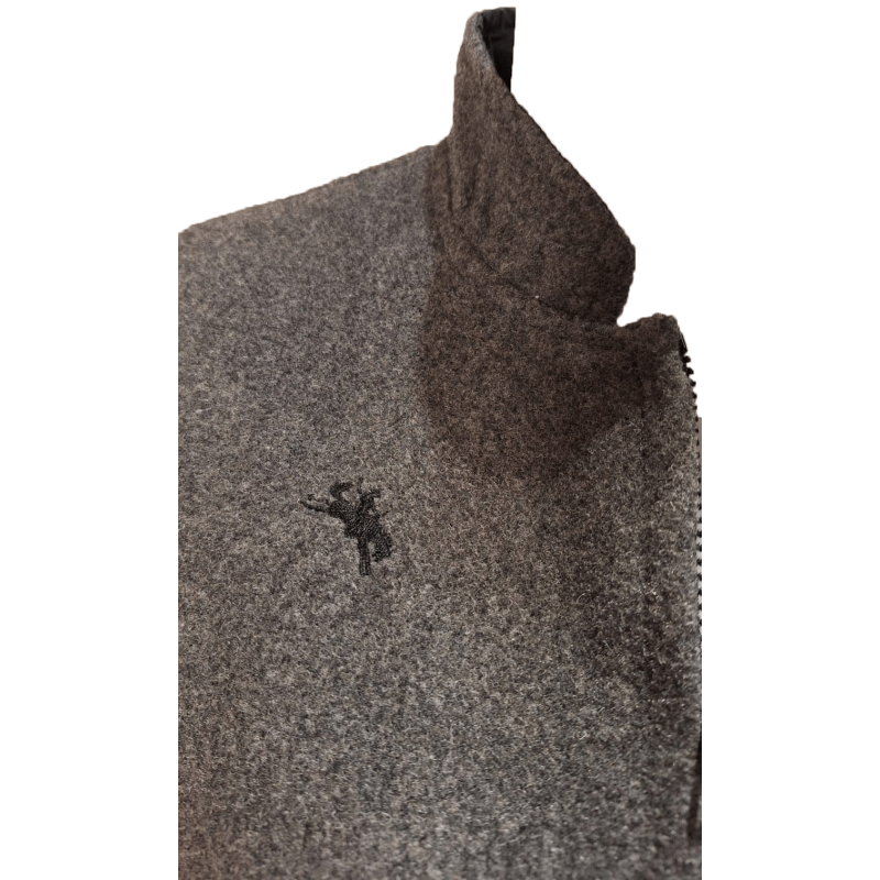 Gilet pure laine Sierra gris