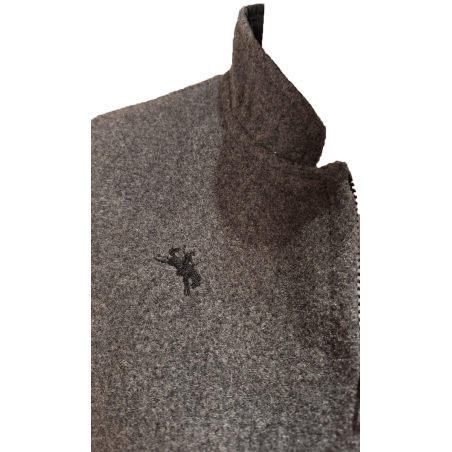 Gilet pure laine Sierra gris