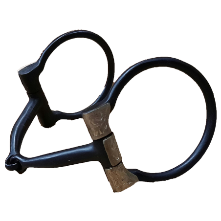 Snaffle de show acier noir
