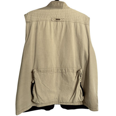 Gilet toile canva Kakadu beige