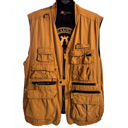 Gilet toile canva Kakadu moutarde