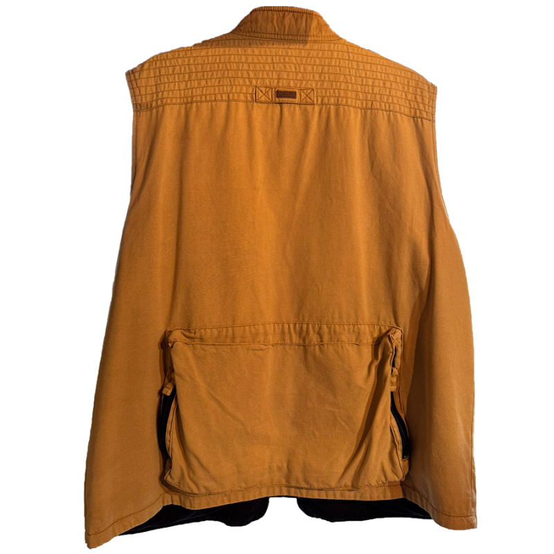 Gilet toile canva Kakadu moutarde