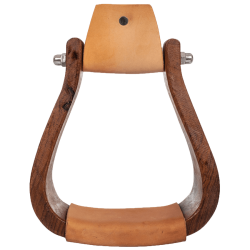 Étriers western bois