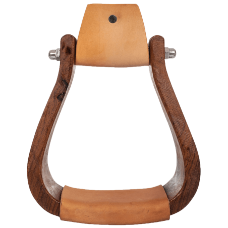 Étriers western bois